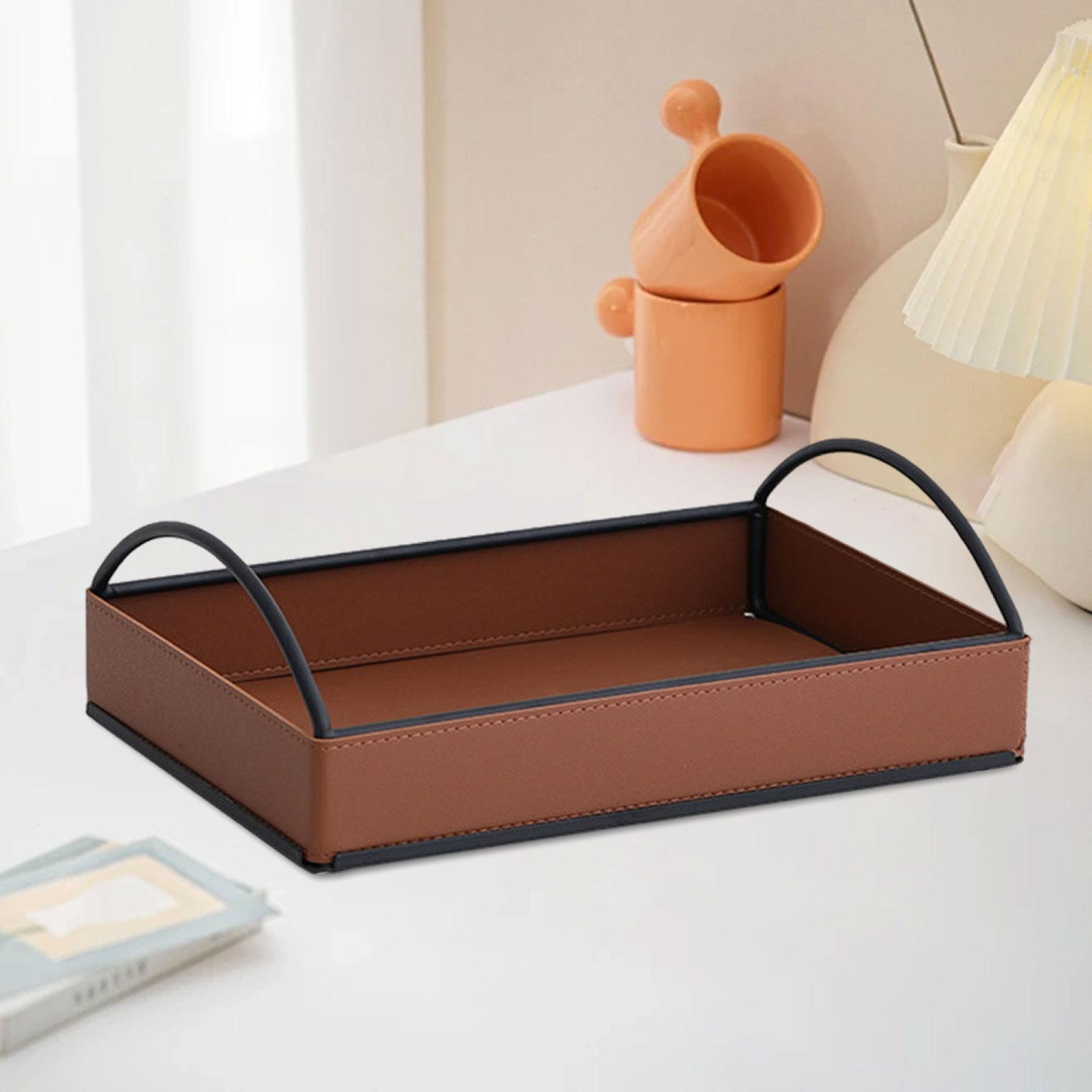 Men'S Accessories Organizer Tray - منظم أدوات مكتبية عصري من الجلد