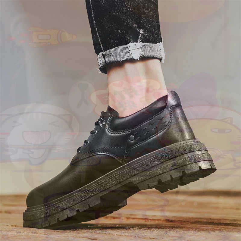 Men Accessories In Store - أحذية رياضية رجالية من الجلد الطبيعي