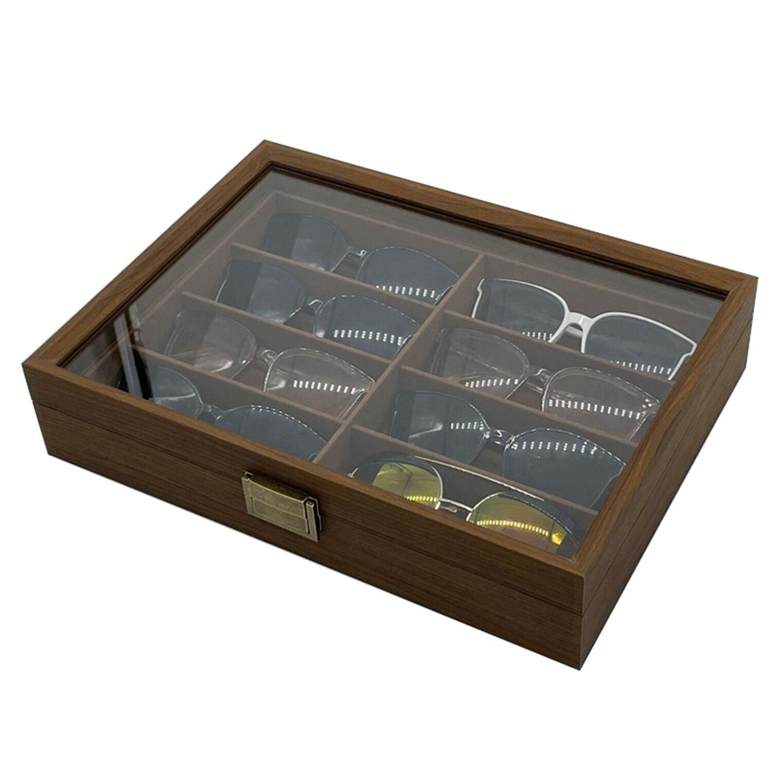 Men Accessories Drawing - صندوق منظم نظارات شمسية خشبي بـ