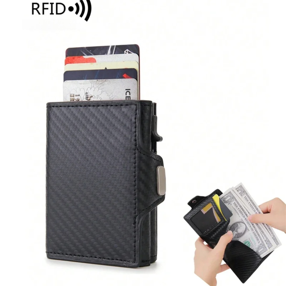 Coin Holder Men - محفظة رجالية مانعة لسرقة بيانات RFID،