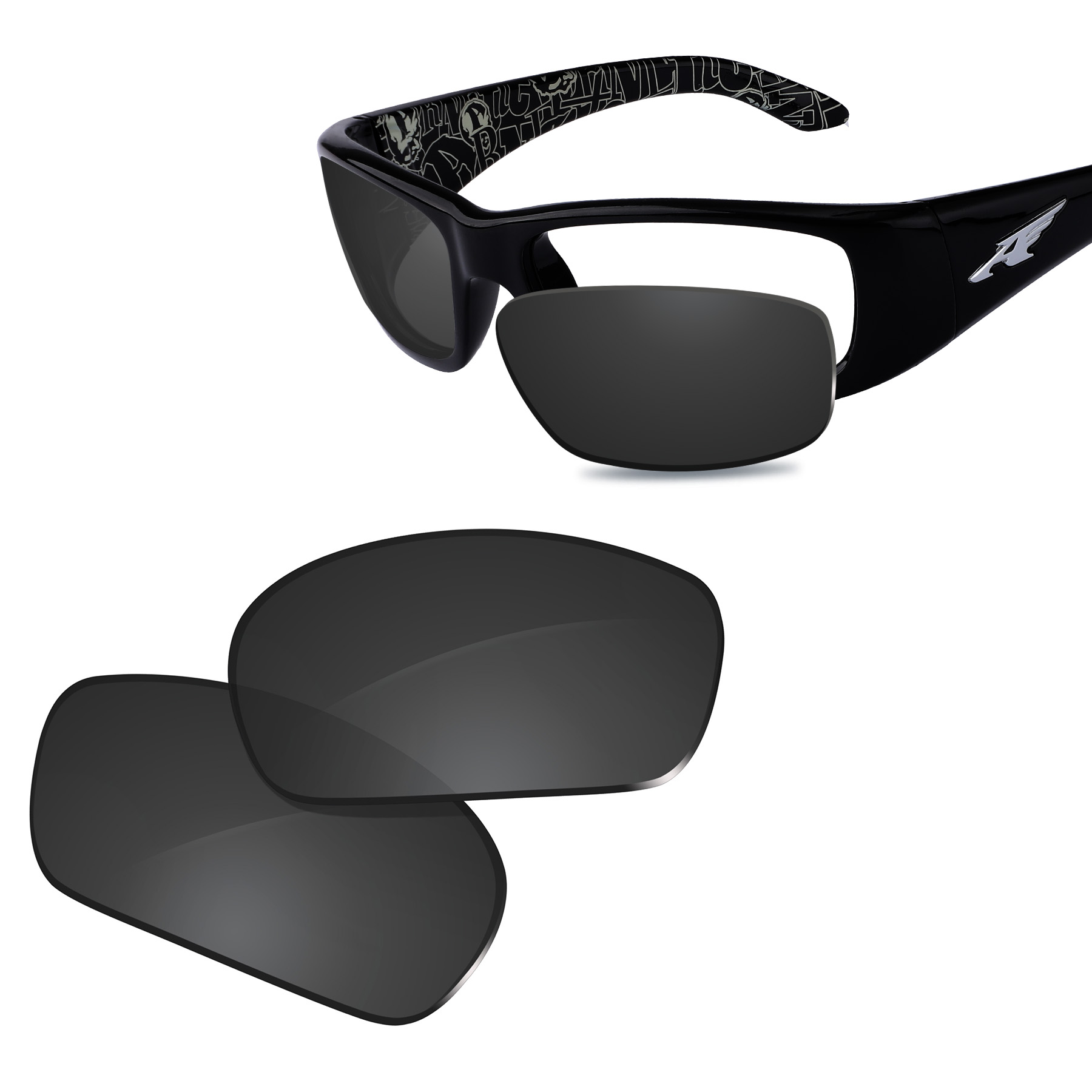 Men Accessories Drawing - عدسات بديلة مستقطبة Glintbay للنظارات الشمسية