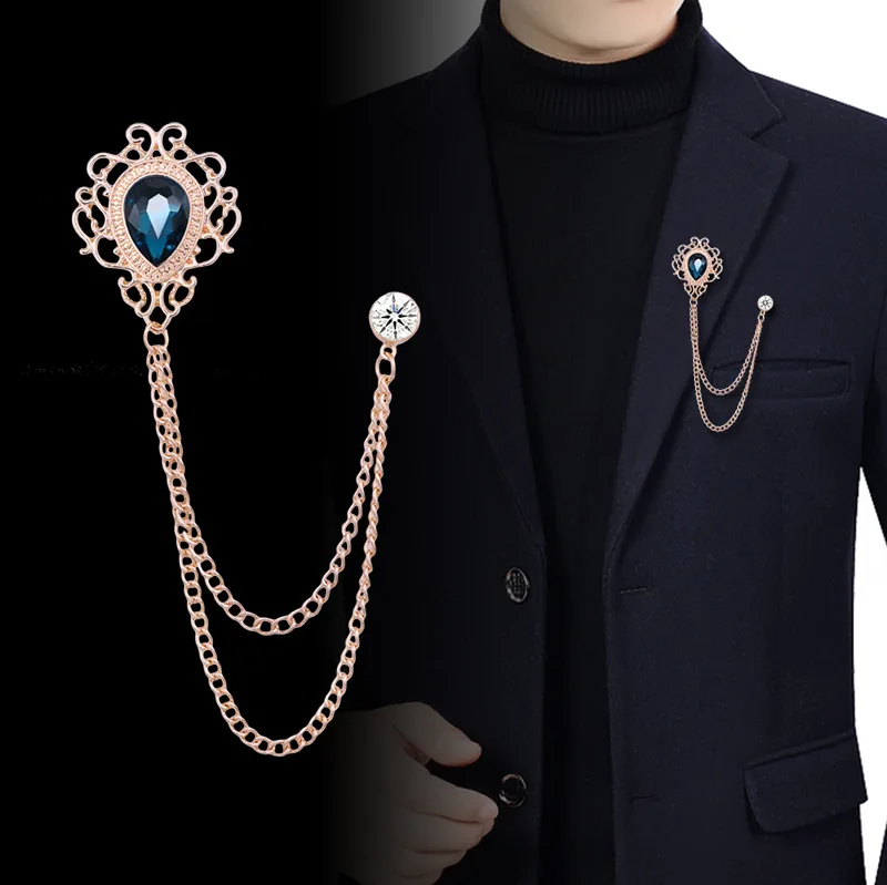 جديد خمر شرابة سلسلة حجر الراي - مراجعة Men'S Suit Accessories وسعره