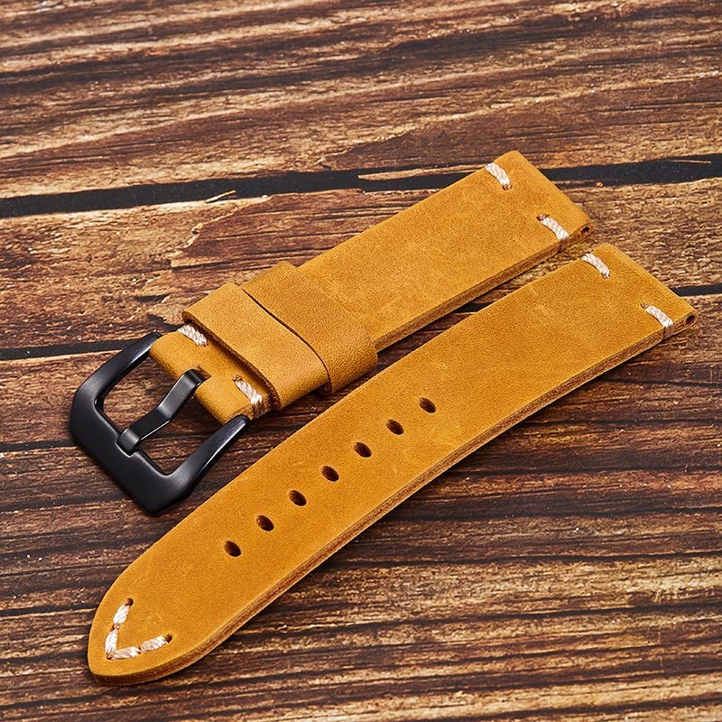قسط خمر حزام ساعة جلدية 20 ملل - مراجعة Men'S Accessories Premium وسعره