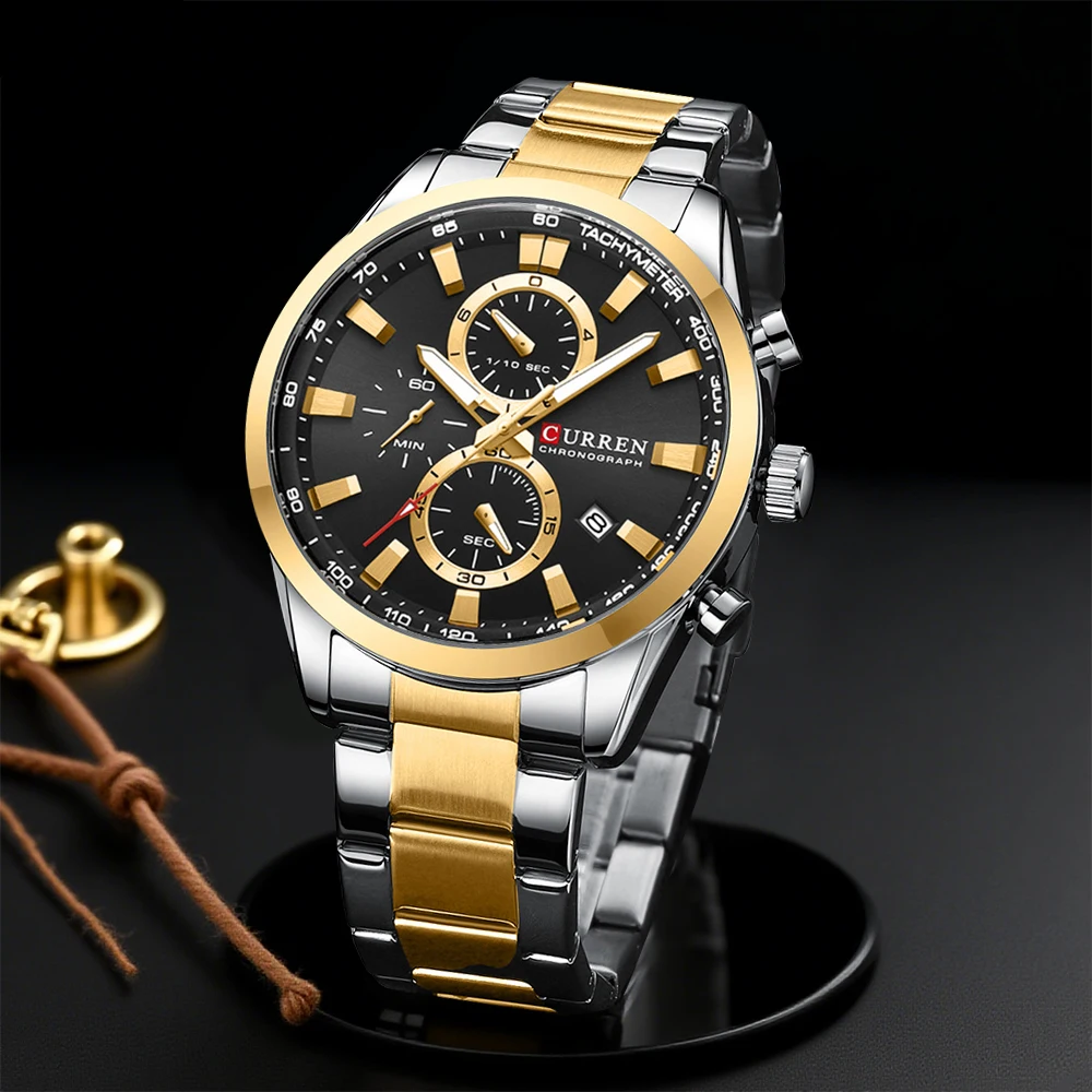 CURREN ساعات كوارتز كرونو رياض - مراجعة Young Men'S Accessories وسعره