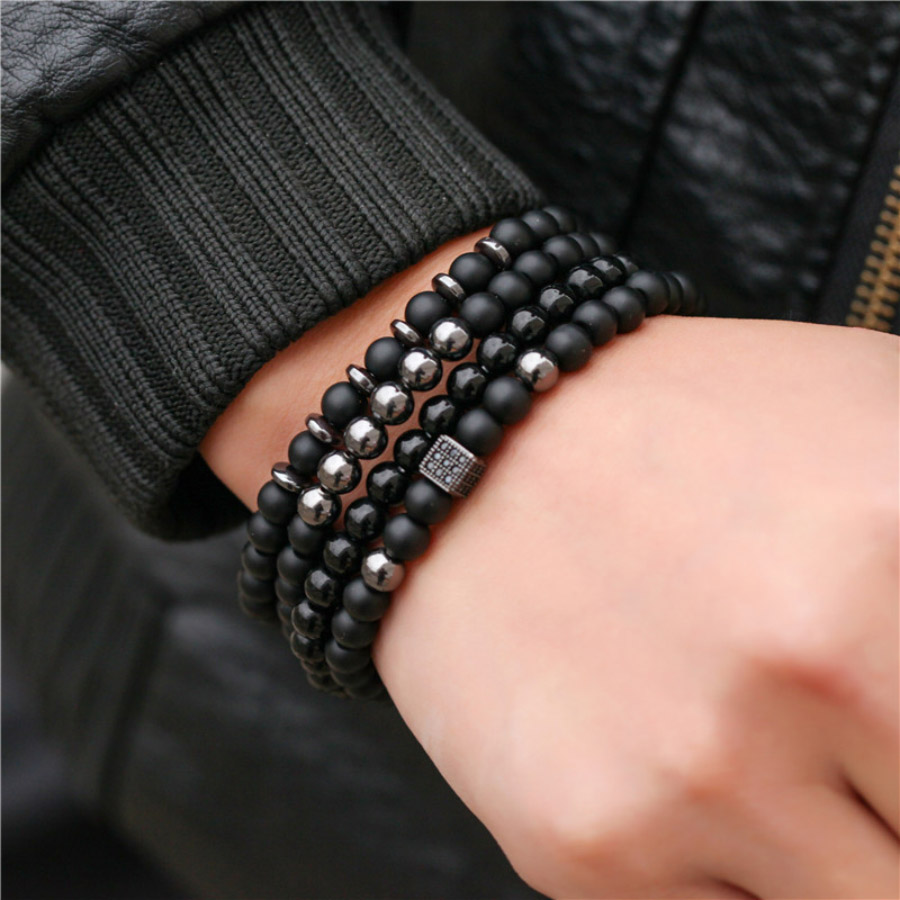 قسط سوار مجموعة الرجال العقيق  - مراجعة Men'S Accessories Premium وسعره
