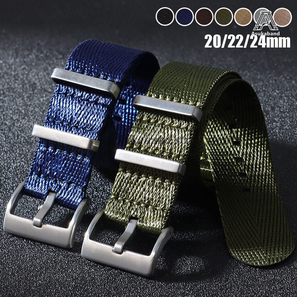 حزام ساعة نايلون مضلع جديد بعر - مراجعة Men'S Accessories Premium وسعره