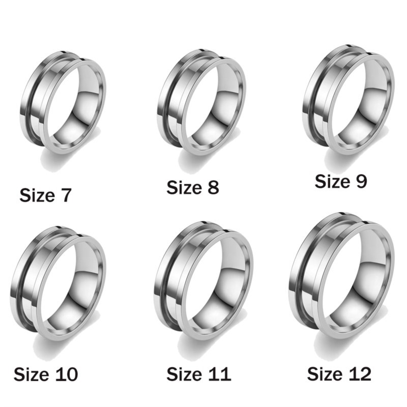 5 قطع من حلقات الخواتم الفارغة - مراجعة Young Men'S Accessories وسعره