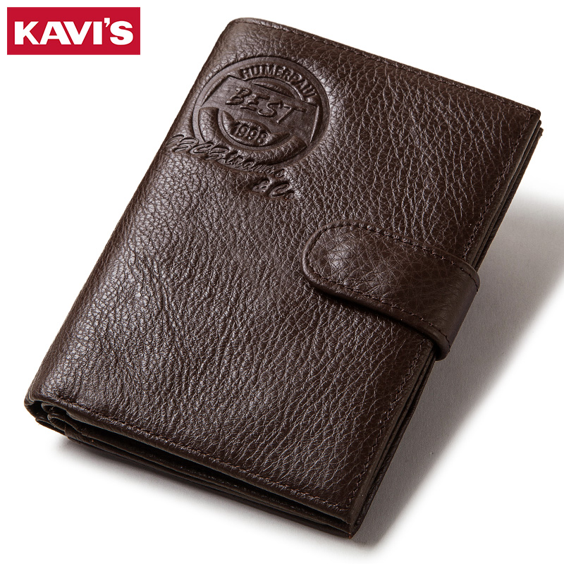 KAVIS محفظة جلدية أصلية للرجال - مراجعة Coin Holder Men وسعره